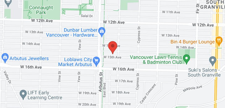 map of 4 2017 W 15TH AVENUE